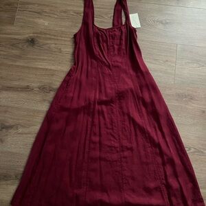 Universal Thread Burgundy Midi Dress